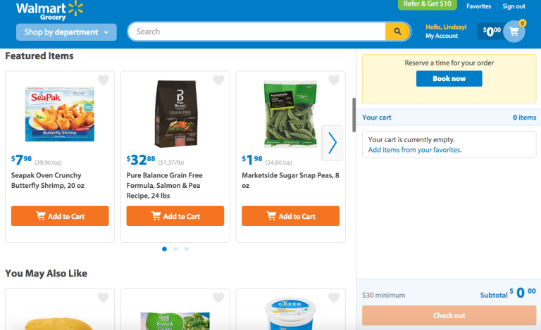 Walmart online grocery shopping. Best idea ever. - Lindsay Ross Blog