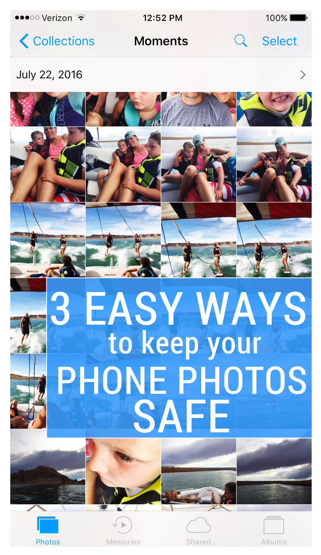 Keep the photos on your phone safe